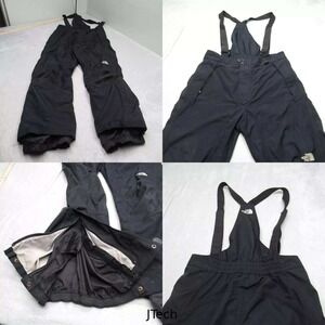 North Face Mens Freedom Insulated Bib Mens XL 34x29 Black Waterproof Overalls‎